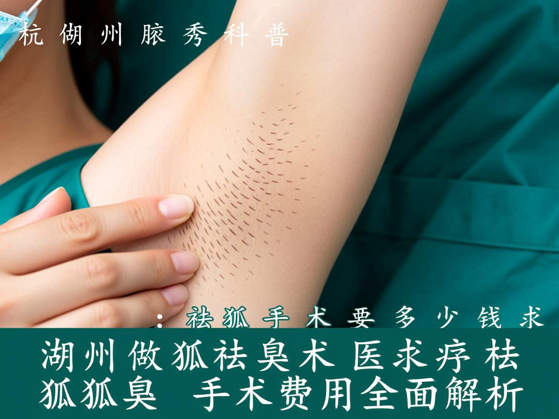 杭州腋秀科普，在湖州做祛狐臭手术要多少钱，祛狐臭手术费用全面解析