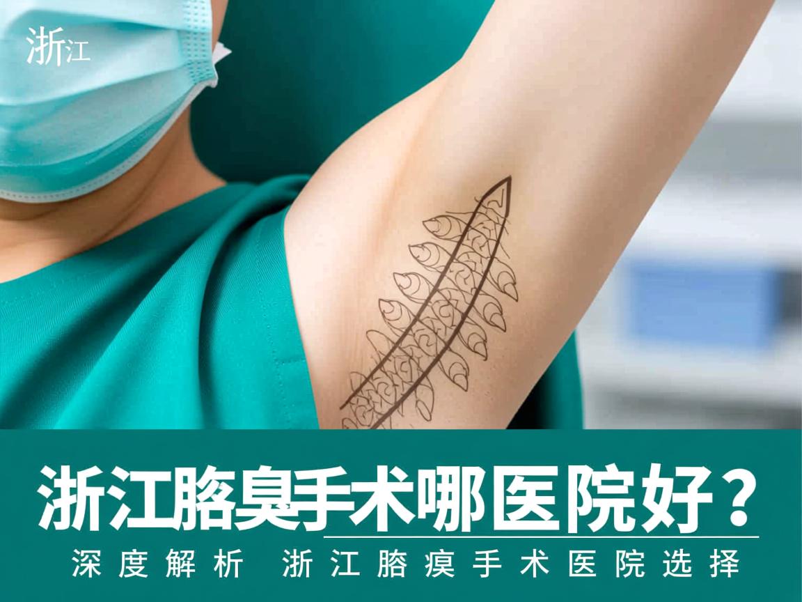 浙江腋臭手术哪医院好？深度解析浙江腋臭手术医院选择