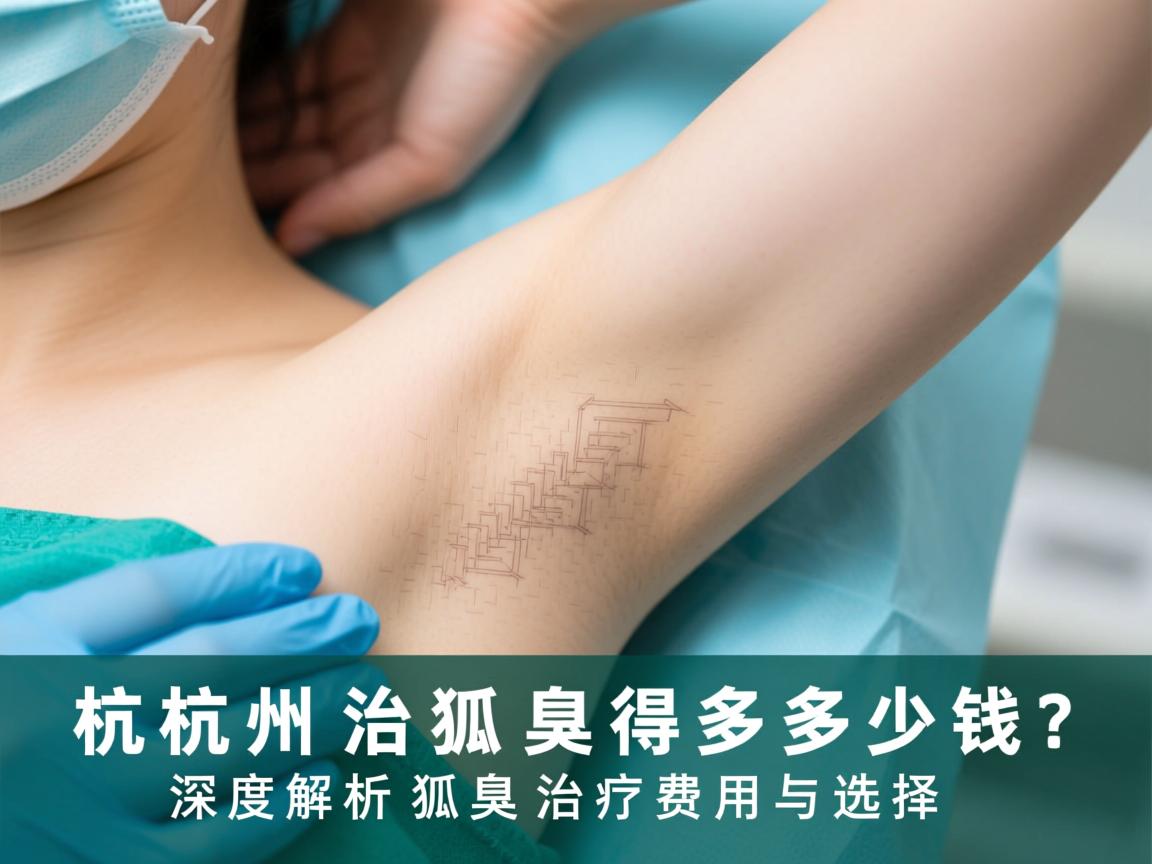 杭州治狐臭得多少钱？深度解析狐臭治疗费用与选择