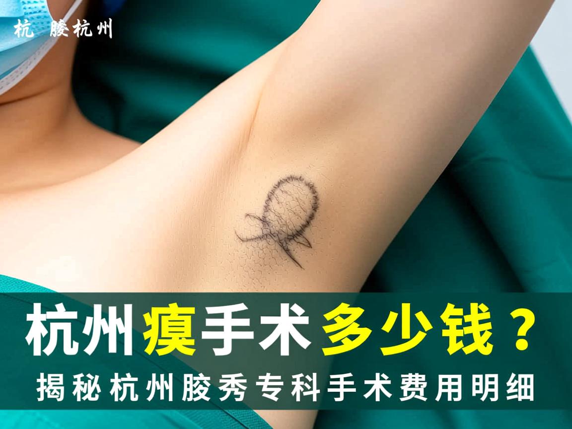 杭州腋臭手术多少钱？揭秘杭州腋秀专科手术费用明细