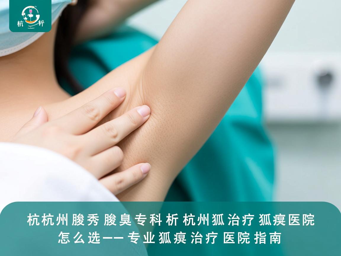 杭州腋秀腋臭专科解析，杭州治疗狐臭医院怎么选，专业狐臭治疗医院指南