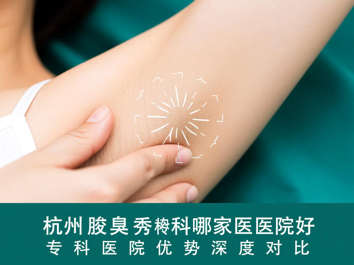 杭州腋秀解析，杭州腋臭专科哪家医院好，专科医院优势深度对比