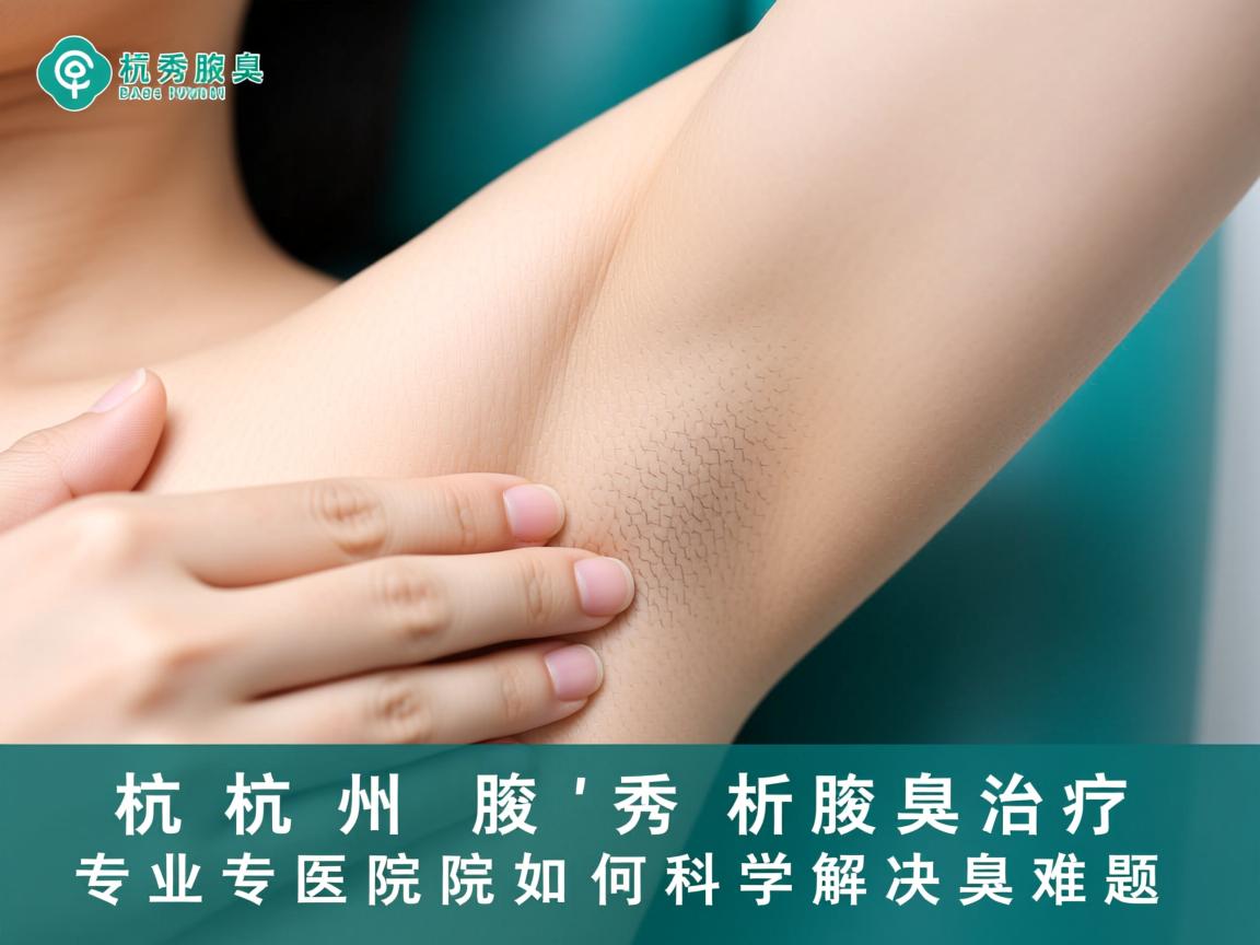 杭州腋秀解析腋臭治疗，专业医院如何科学解决腋臭难题
