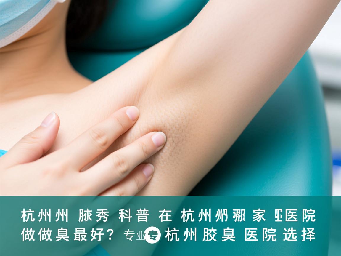 杭州腋秀科普，在杭州去哪家医院做腋臭最好？专业解析杭州腋臭医院选择