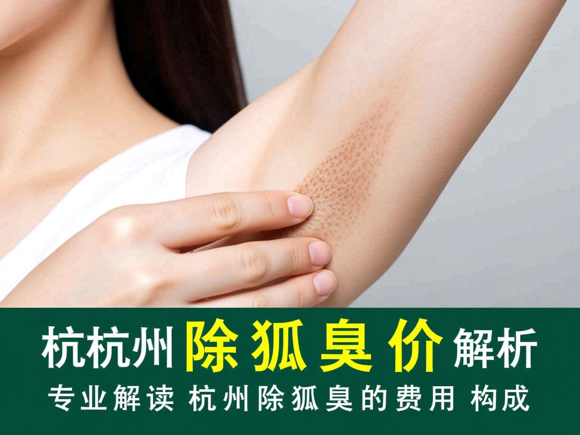 杭州除狐臭价格解析，专业解读杭州除狐臭的费用构成