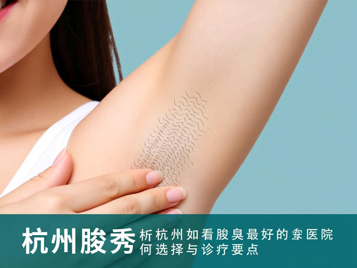 杭州腋秀解析，杭州看腋臭最好的医院如何选择与诊疗要点