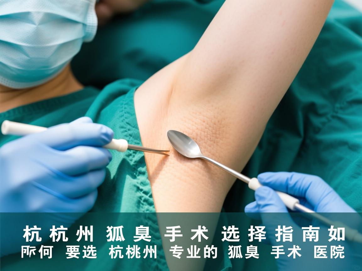 杭州狐臭手术选择指南，如何挑选杭州专业的狐臭手术医院