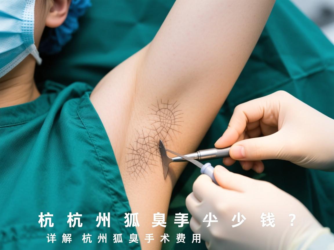 杭州狐臭手术一般多少钱？详解杭州狐臭手术费用