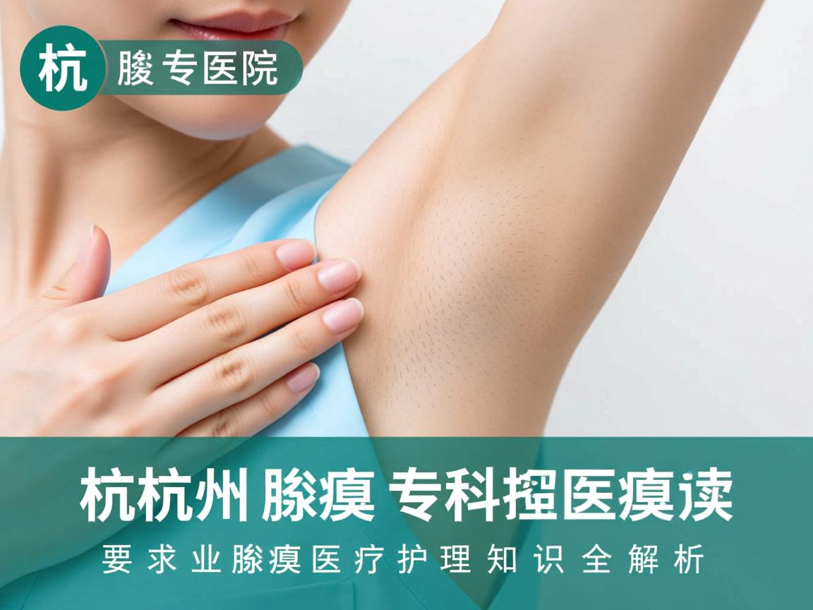 杭州腋臭专科医院解读，专业腋臭医疗护理知识全解析