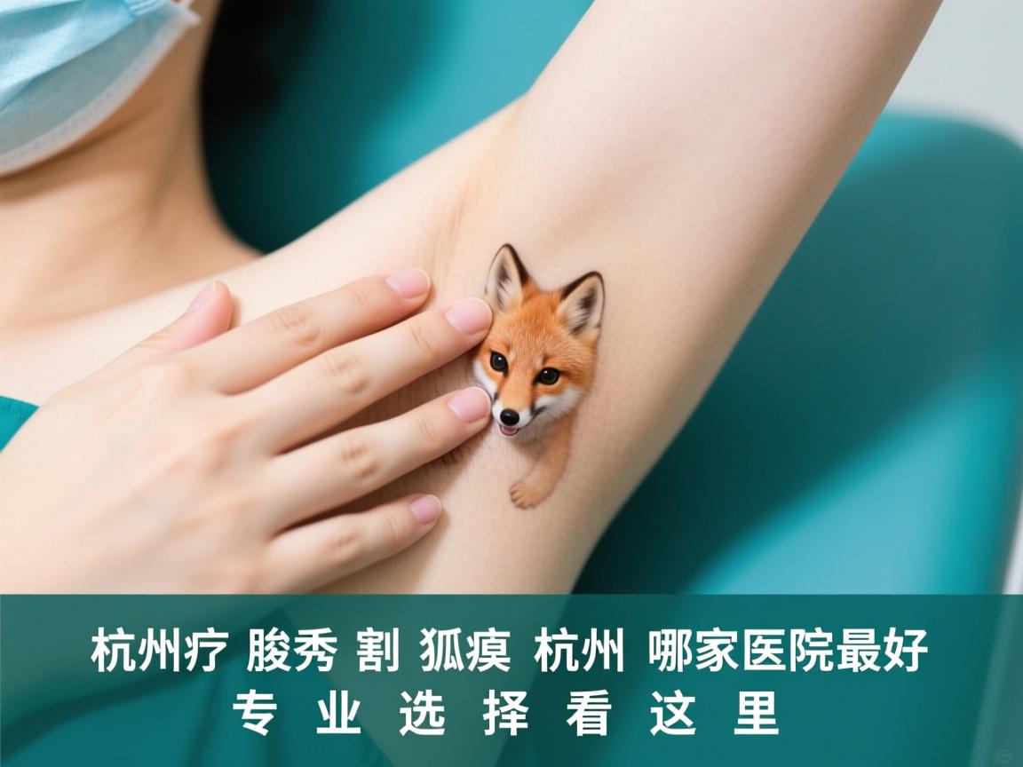 杭州腋秀解析，割狐臭杭州哪家医院最好，专业选择看这里