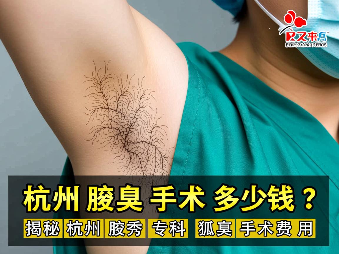 杭州腋臭手术多少钱？揭秘杭州腋秀专科狐臭手术费用