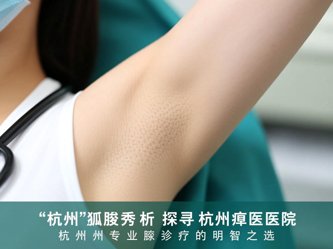 杭州腋秀解析，探寻杭州狐臭医院，杭州专业腋臭诊疗的明智之选