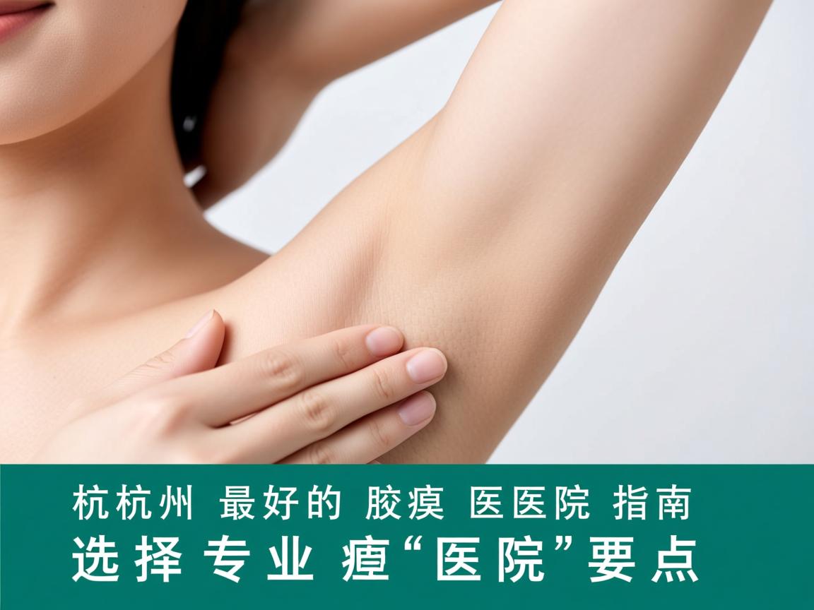 杭州最好的去腋臭医院指南，选择专业腋臭医院的要点