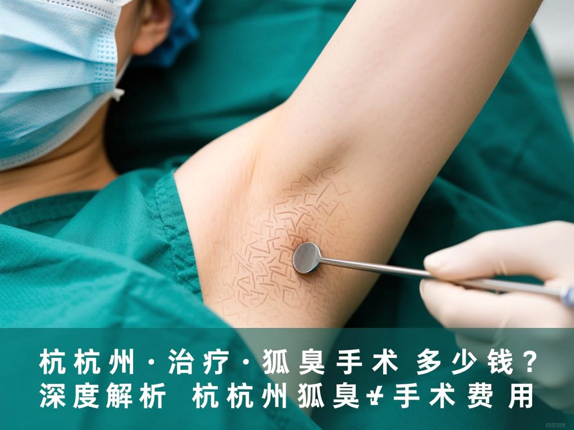 杭州治疗狐臭手术多少钱？深度解析杭州狐臭手术费用