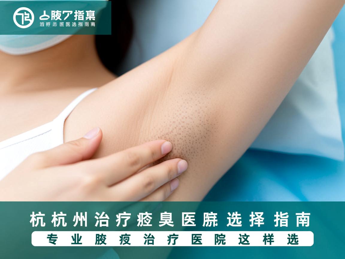杭州治疗腋臭医院选择指南，专业腋臭治疗医院这样选