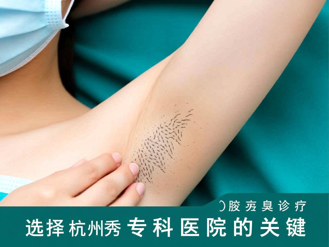杭州腋秀解析，专业腋臭诊疗，选择杭州腋秀专科医院的关键