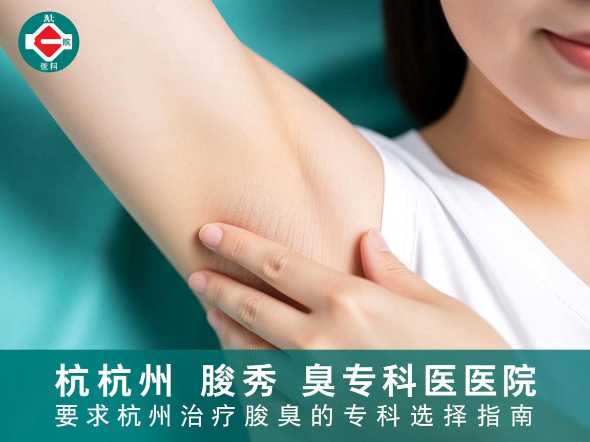 杭州腋秀腋臭专科医院解析，杭州治疗腋臭的专科选择指南