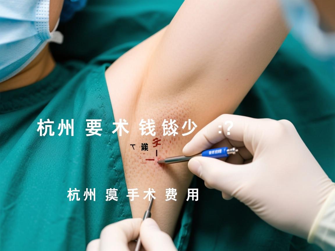 杭州腋臭手术要多少钱？详解杭州腋臭手术费用