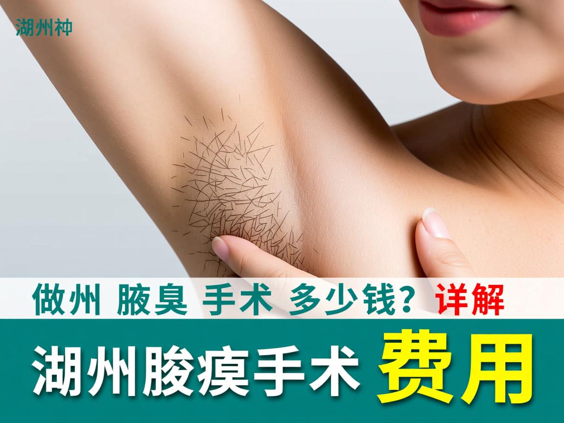 在湖州做腋臭手术多少钱？详解湖州腋臭手术费用