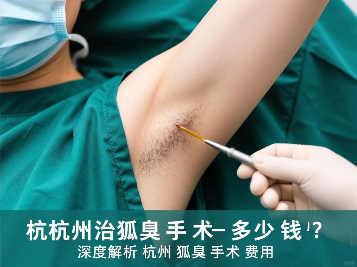 杭州治狐臭手术多少钱？深度解析杭州狐臭手术费用
