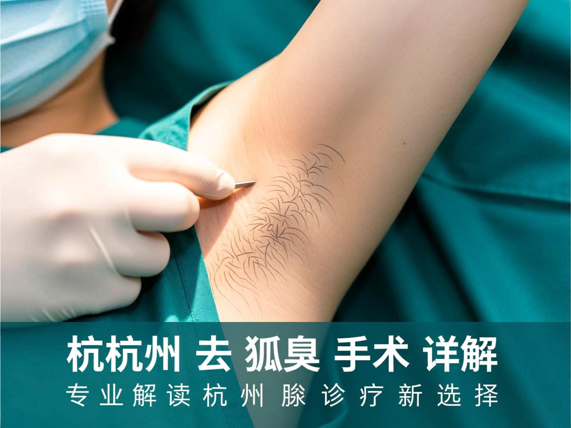 杭州去狐臭手术详解,专业解读杭州腋臭诊疗新选择 杭州去狐臭手术详解,专业解读杭州腋臭诊疗新选择