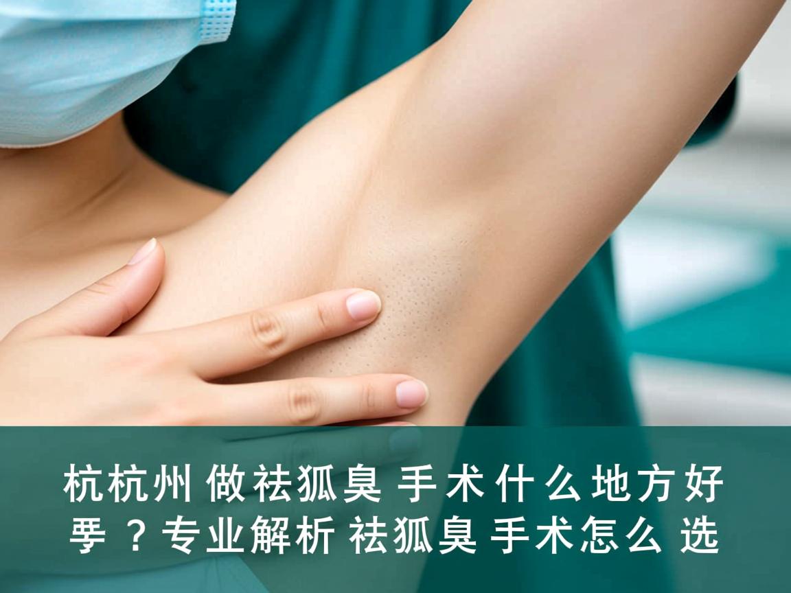 杭州做祛狐臭手术什么地方好?专业解析祛狐臭手术怎么选 杭州做祛狐臭手术什么地方好?专业解析祛狐臭手术怎么选