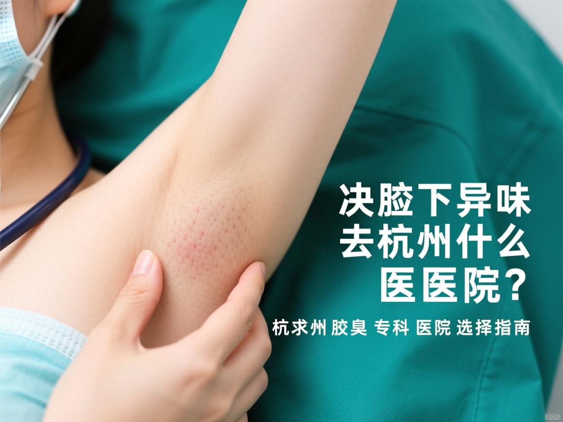 解决腋下异味去杭州什么医院?杭州腋臭专科医院选择指南 解决腋下异味去杭州什么医院?杭州腋臭专科医院选择指南