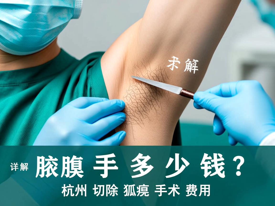 杭州腋臭手术多少钱？详解杭州切除狐臭手术费用