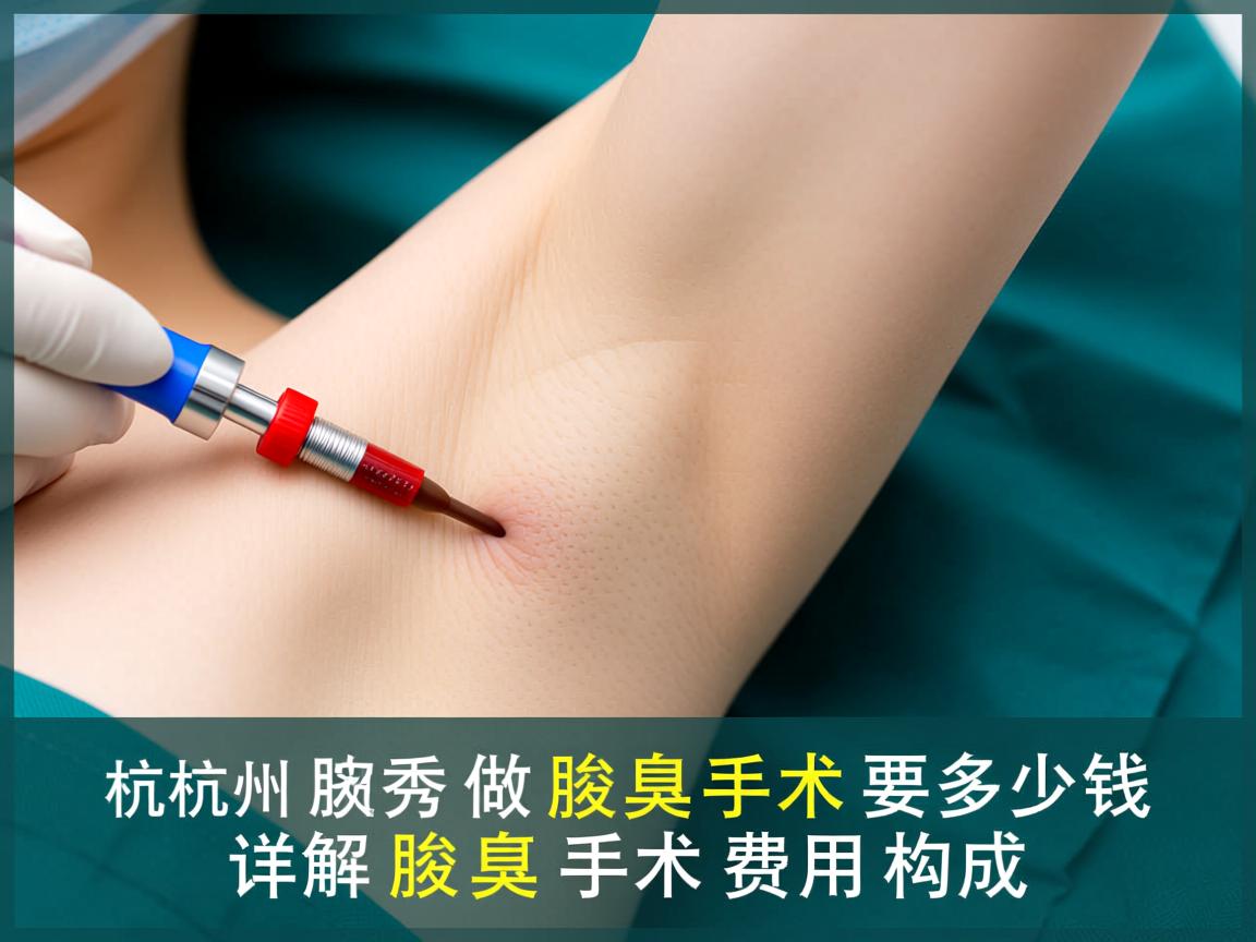 杭州腋秀解析，杭州做腋臭手术要多少钱，详解腋臭手术费用构成