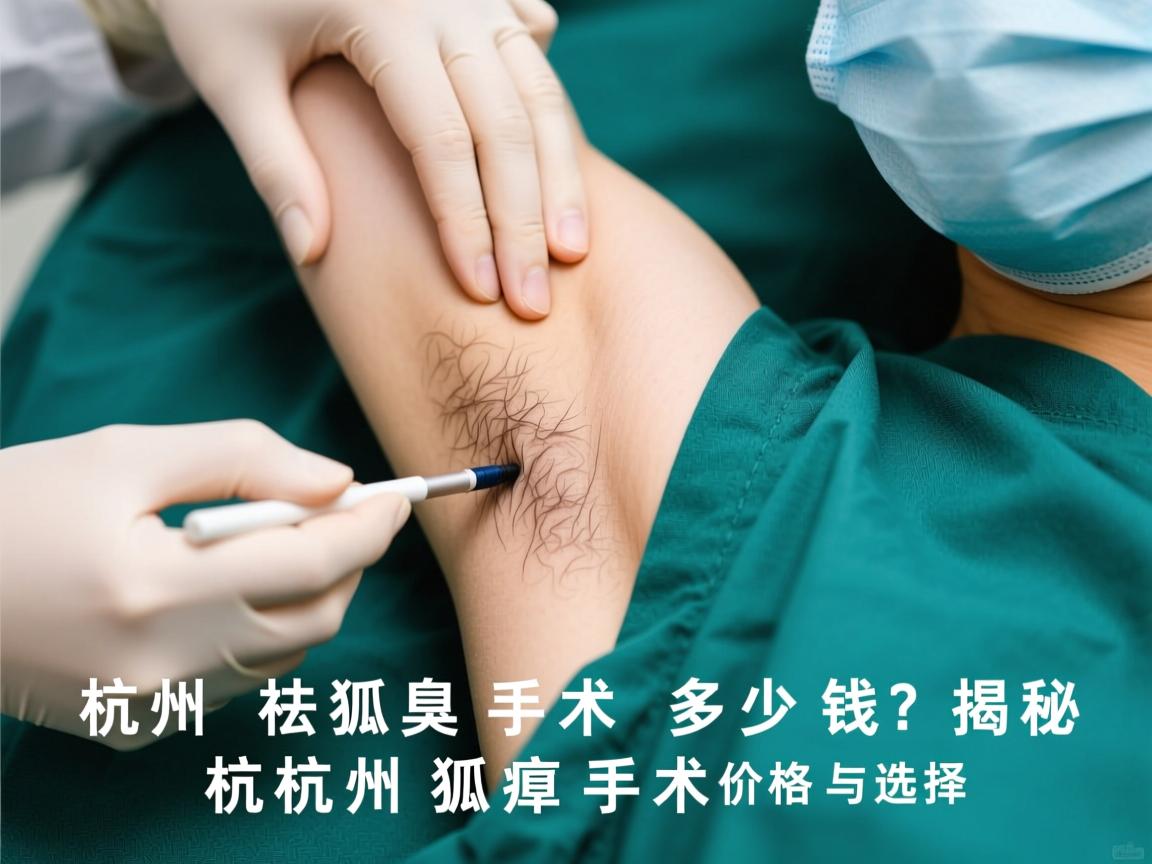 杭州祛狐臭手术多少钱？揭秘杭州狐臭手术价格与选择
