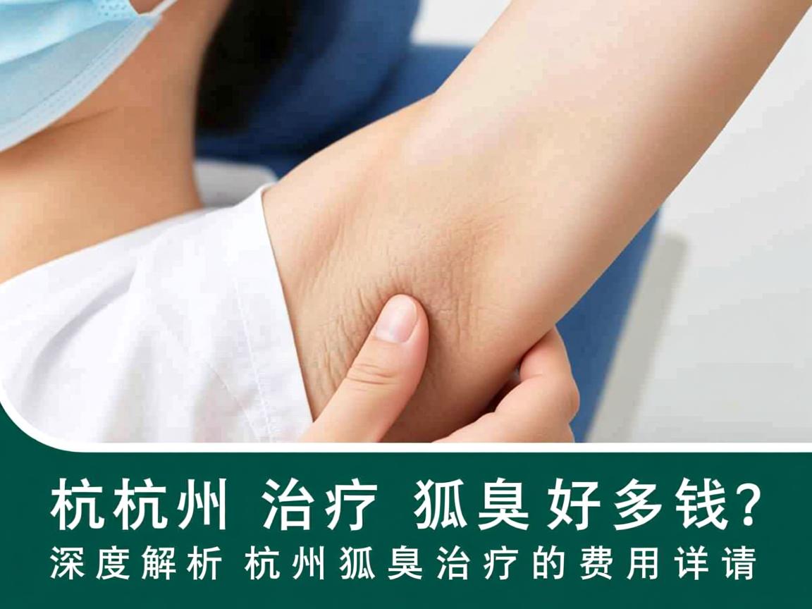 杭州治疗狐臭好多钱？深度解析杭州狐臭治疗的费用详情