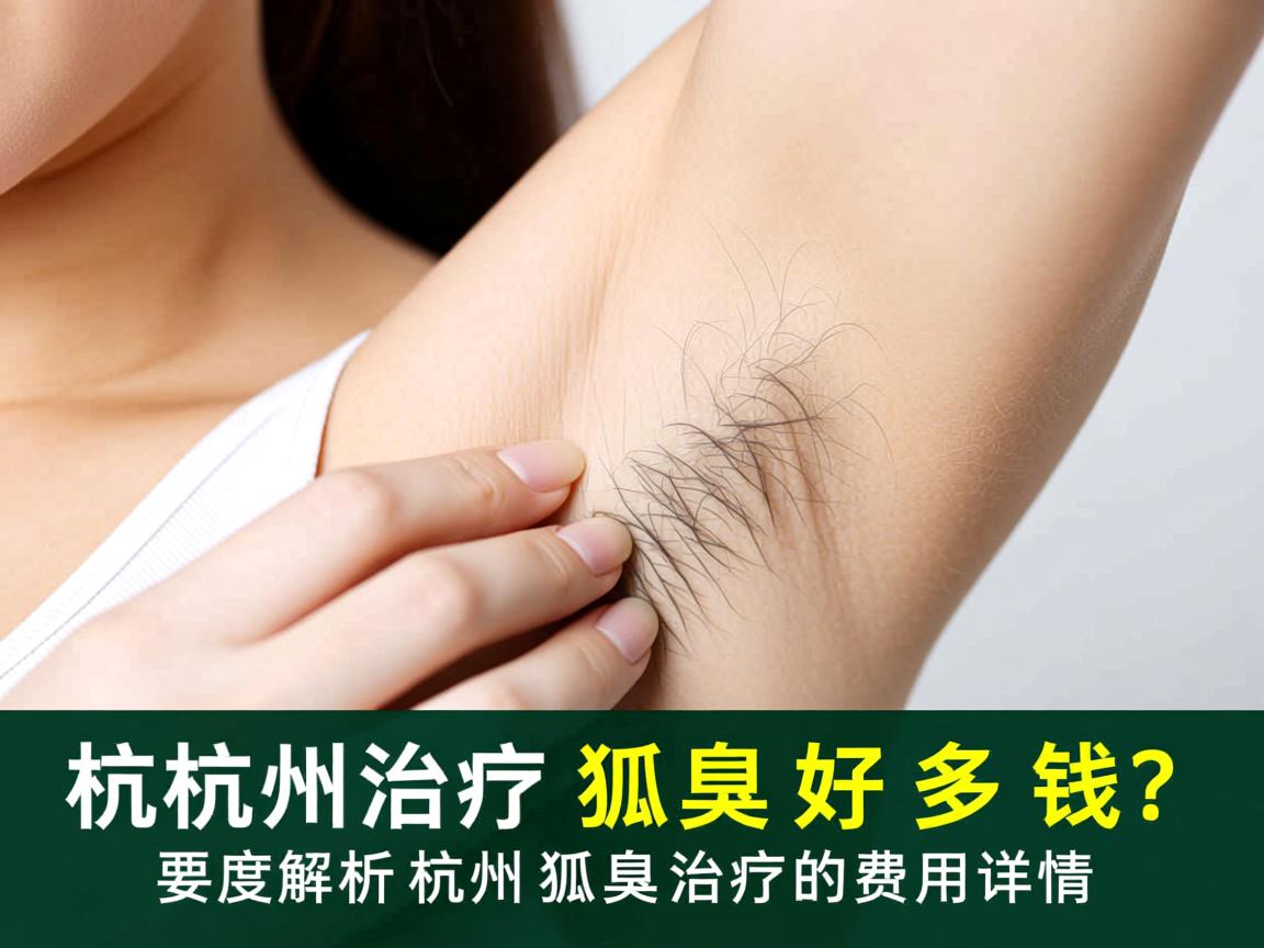 杭州治疗狐臭好多钱？深度解析杭州狐臭治疗的费用详情