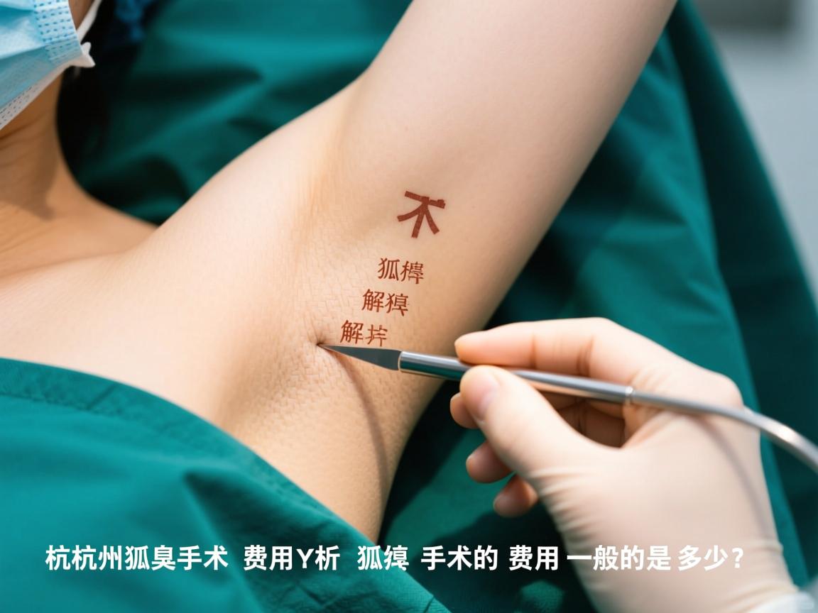 杭州狐臭手术费用解析，狐臭手术的费用一般是多少？