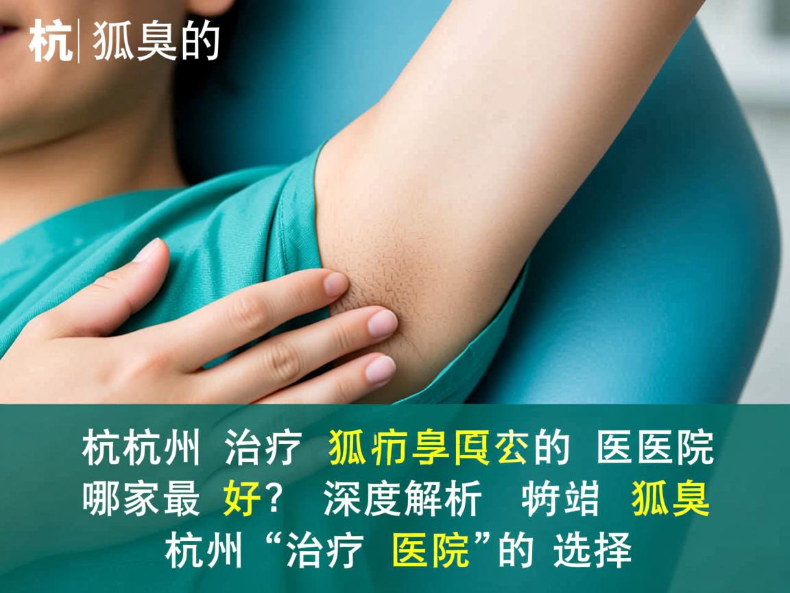 杭州治疗狐臭的医院哪家最好？深度解析杭州狐臭治疗医院的选择