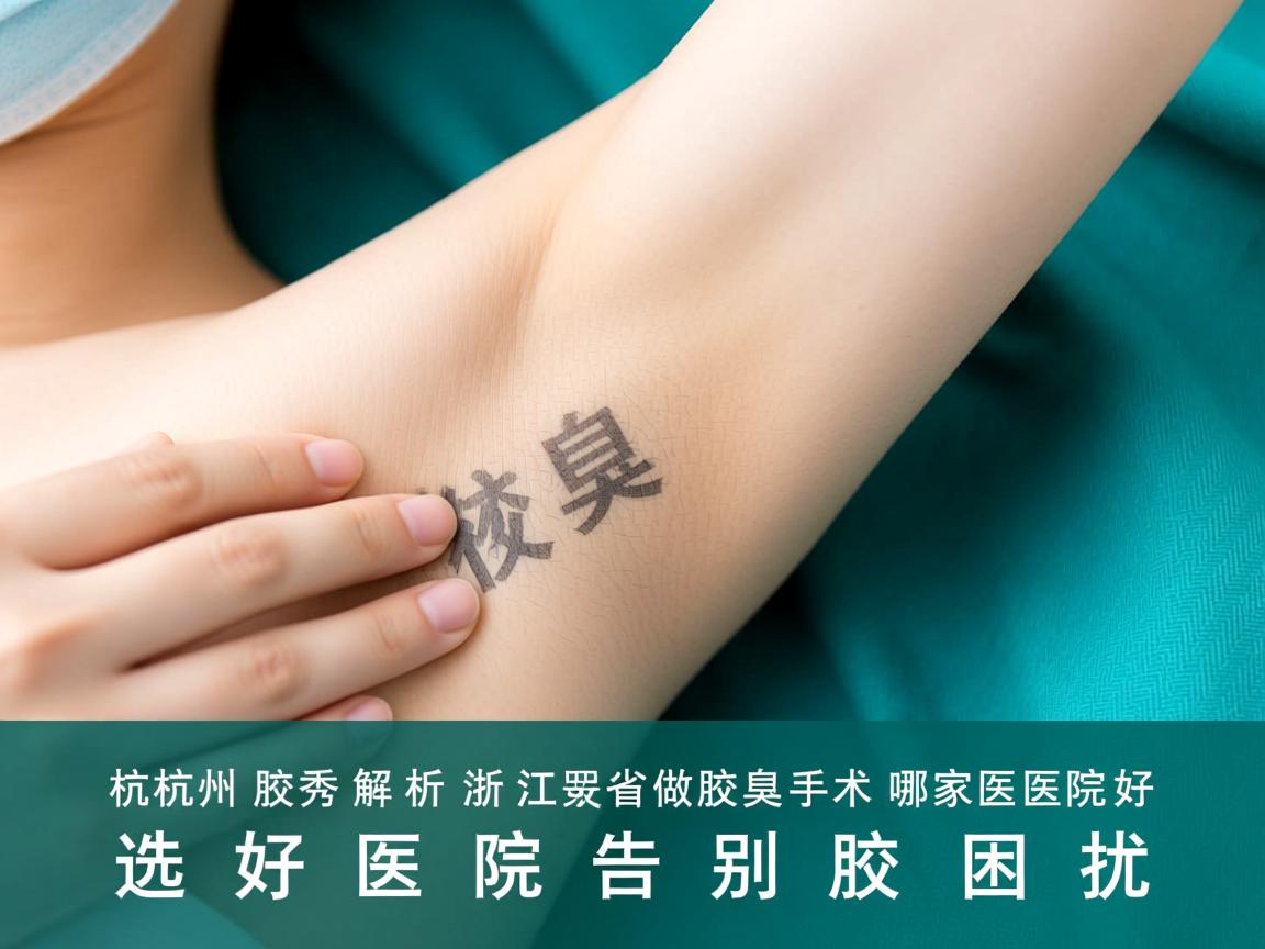 杭州腋秀解析，浙江省做腋臭手术哪家医院好，选好医院告别腋臭困扰