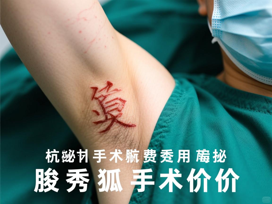 杭州腋臭手术费用解析，揭秘杭州腋秀专科狐臭手术价格