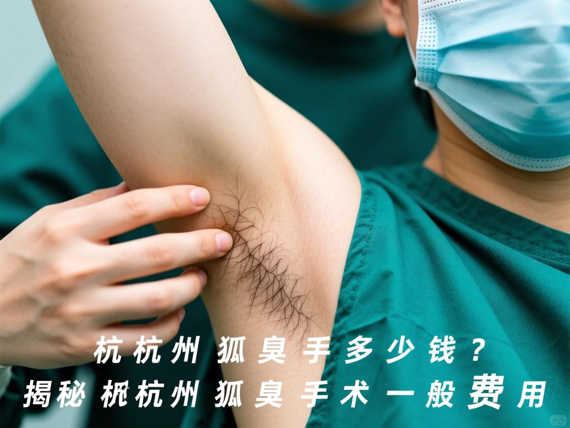 杭州狐臭手术多少钱？揭秘杭州狐臭手术一般费用