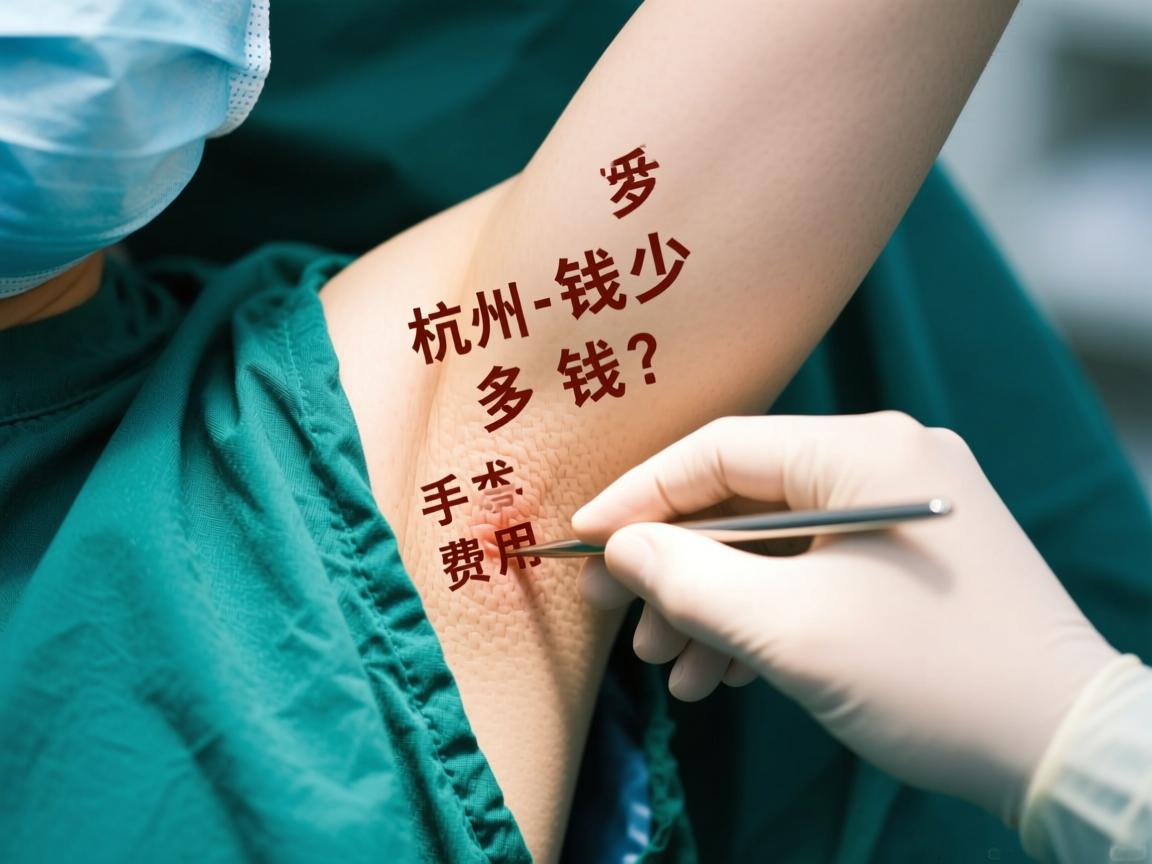 杭州腋臭手术多少钱？深度解析杭州腋臭手术费用