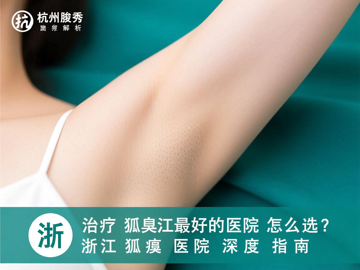 杭州腋秀解析，治疗狐臭浙江最好的医院怎么选？浙江狐臭医院深度指南