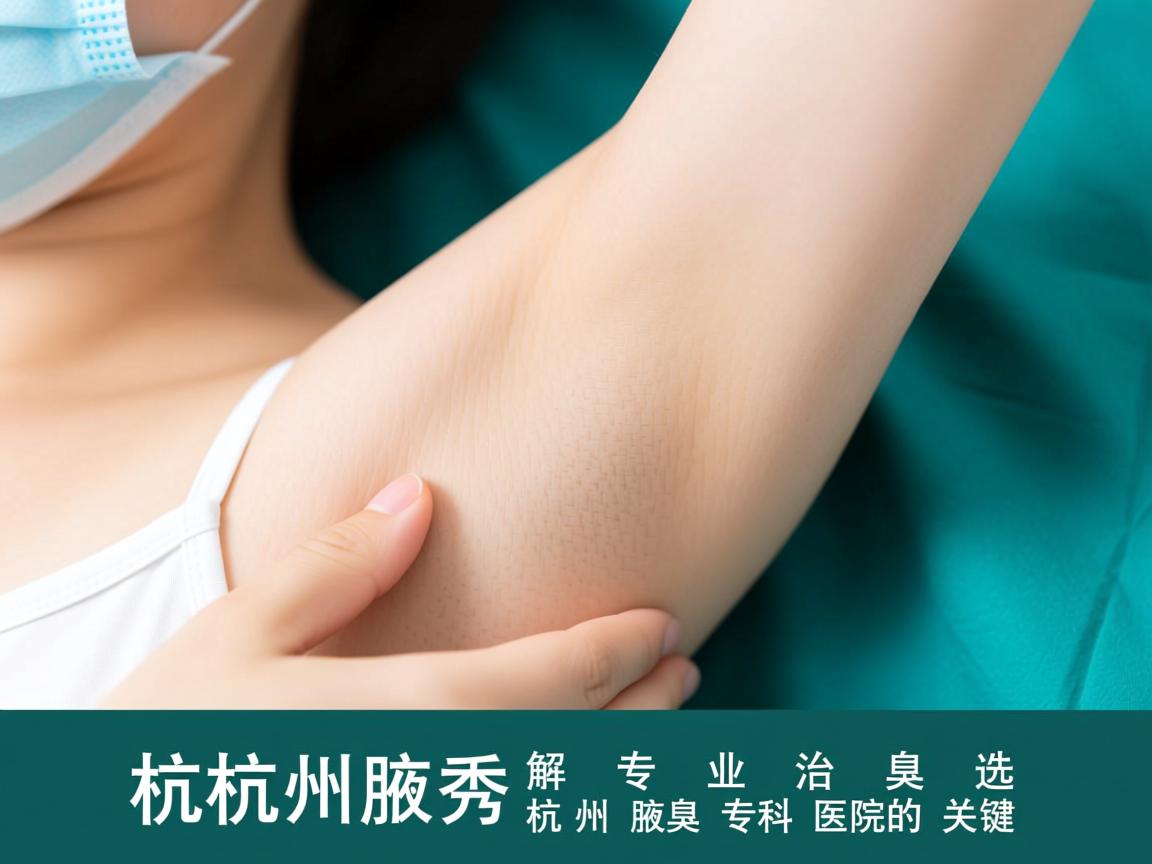 杭州腋秀解析，专业治腋臭，选择杭州腋臭专科医院的关键