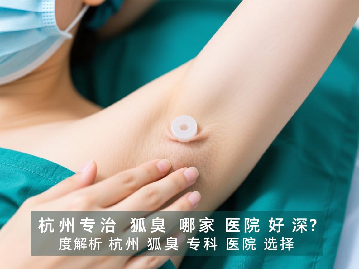 杭州专治狐臭哪家医院好？深度解析杭州狐臭专科医院选择