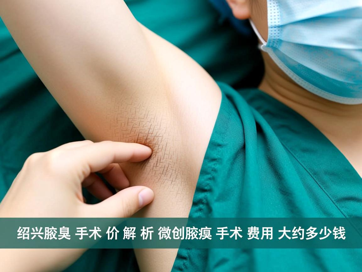 绍兴腋臭手术价格解析，微创腋臭手术费用大约多少钱