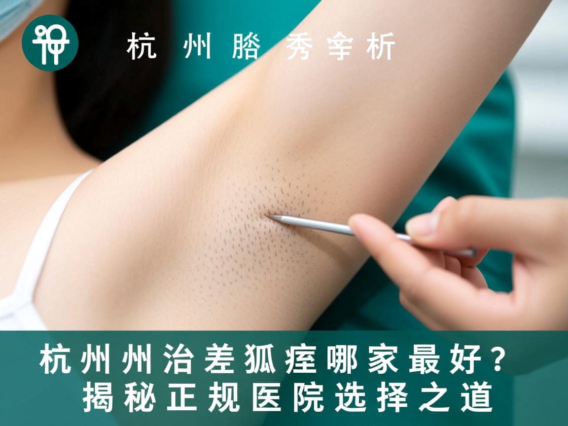 杭州腋秀解析,杭州治狐臭哪家最好?揭秘正规医院选择之道 杭州腋秀解析,杭州治狐臭哪家最好?揭秘正规医院选择之道