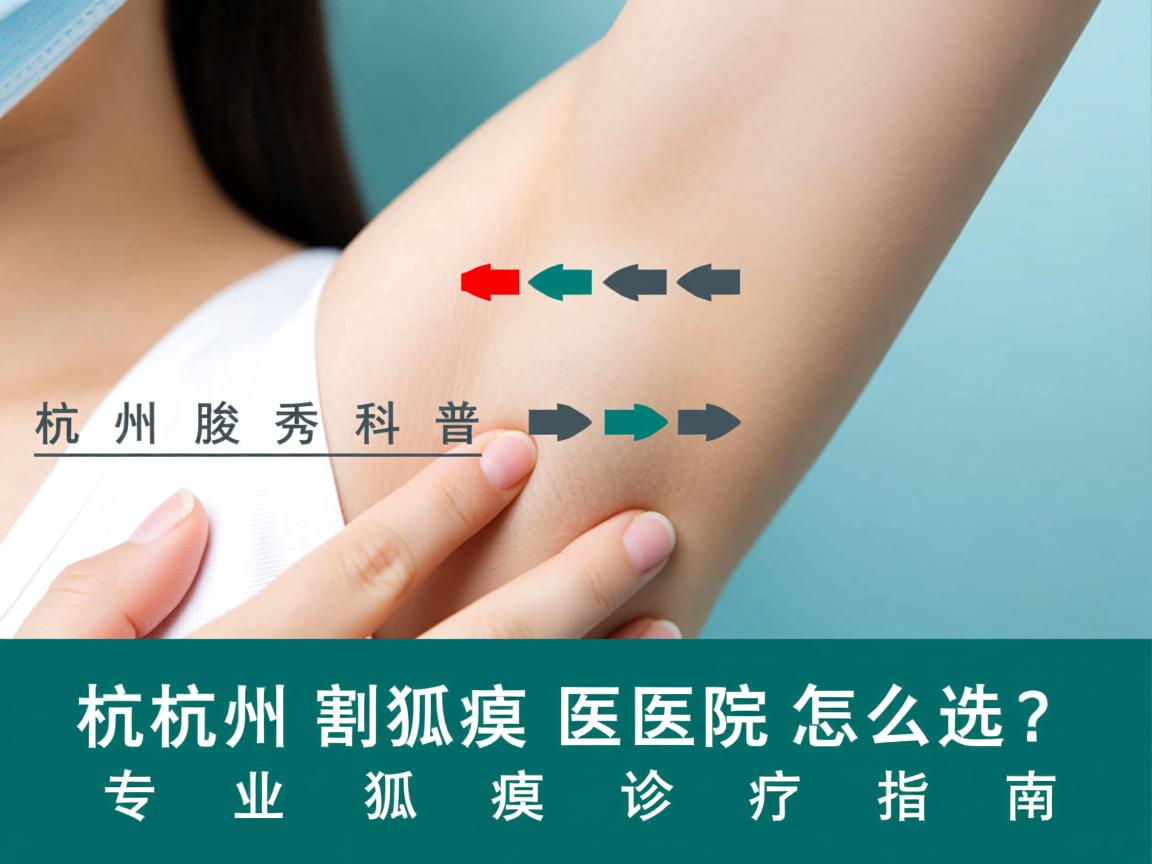 杭州腋秀科普，杭州割狐臭医院怎么选？专业狐臭诊疗指南