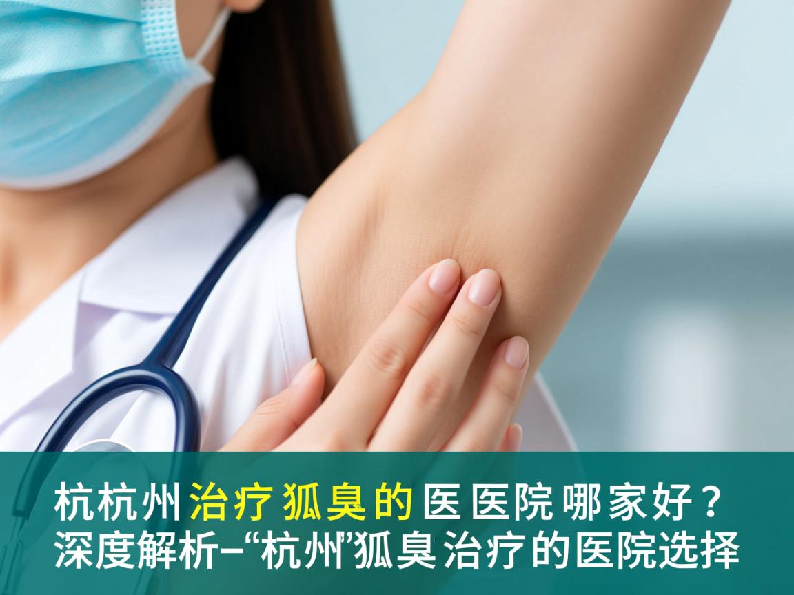杭州治疗狐臭的医院哪家好？深度解析杭州狐臭治疗的医院选择