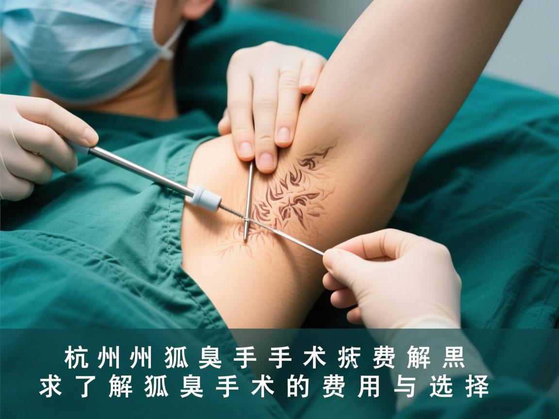 杭州狐臭手术费用解析，了解狐臭手术的费用与选择