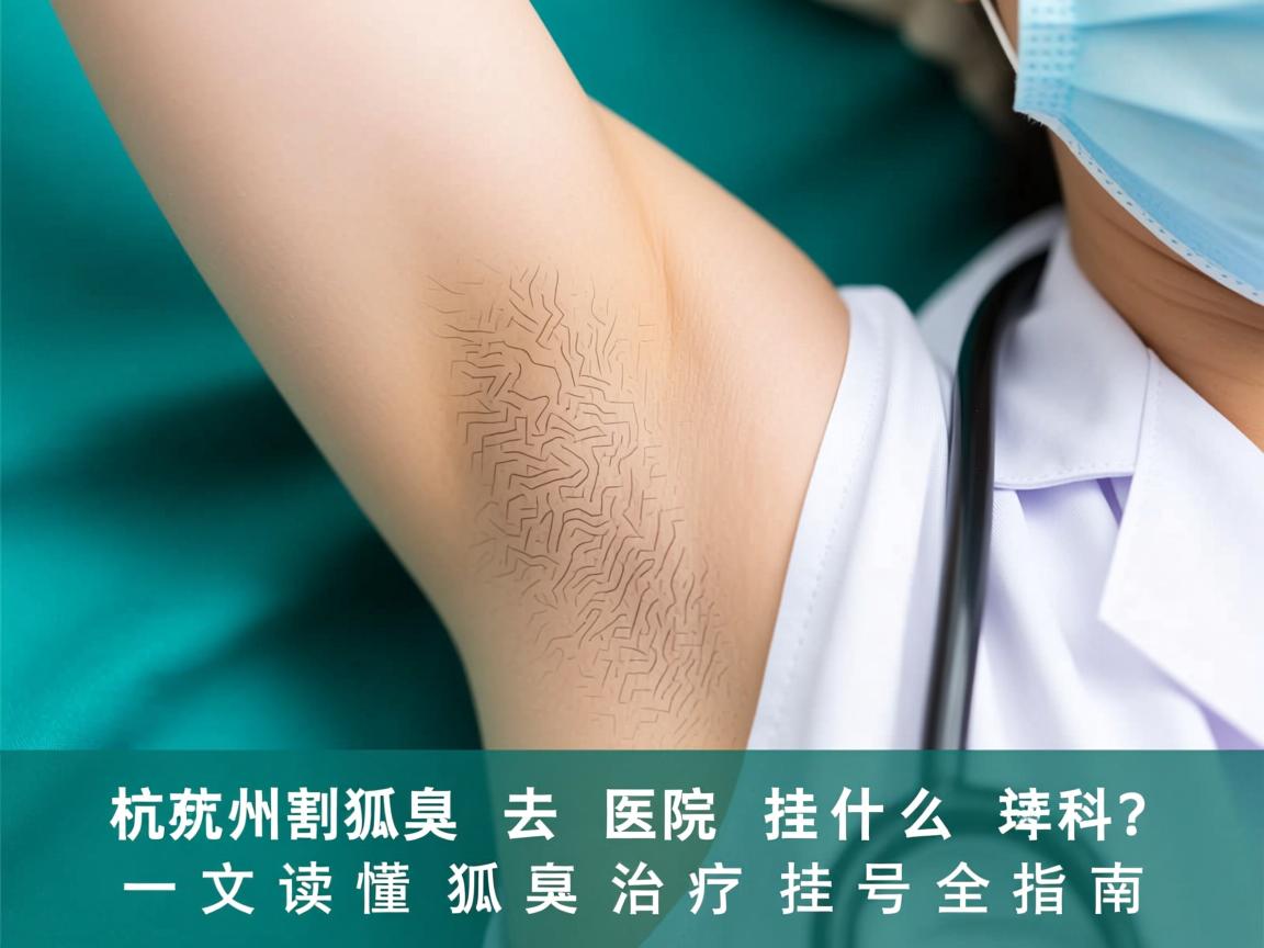 杭州割狐臭去医院挂什么科?一文读懂狐臭治疗挂号全指南 杭州割狐臭去医院挂什么科?一文读懂狐臭治疗挂号全指南
