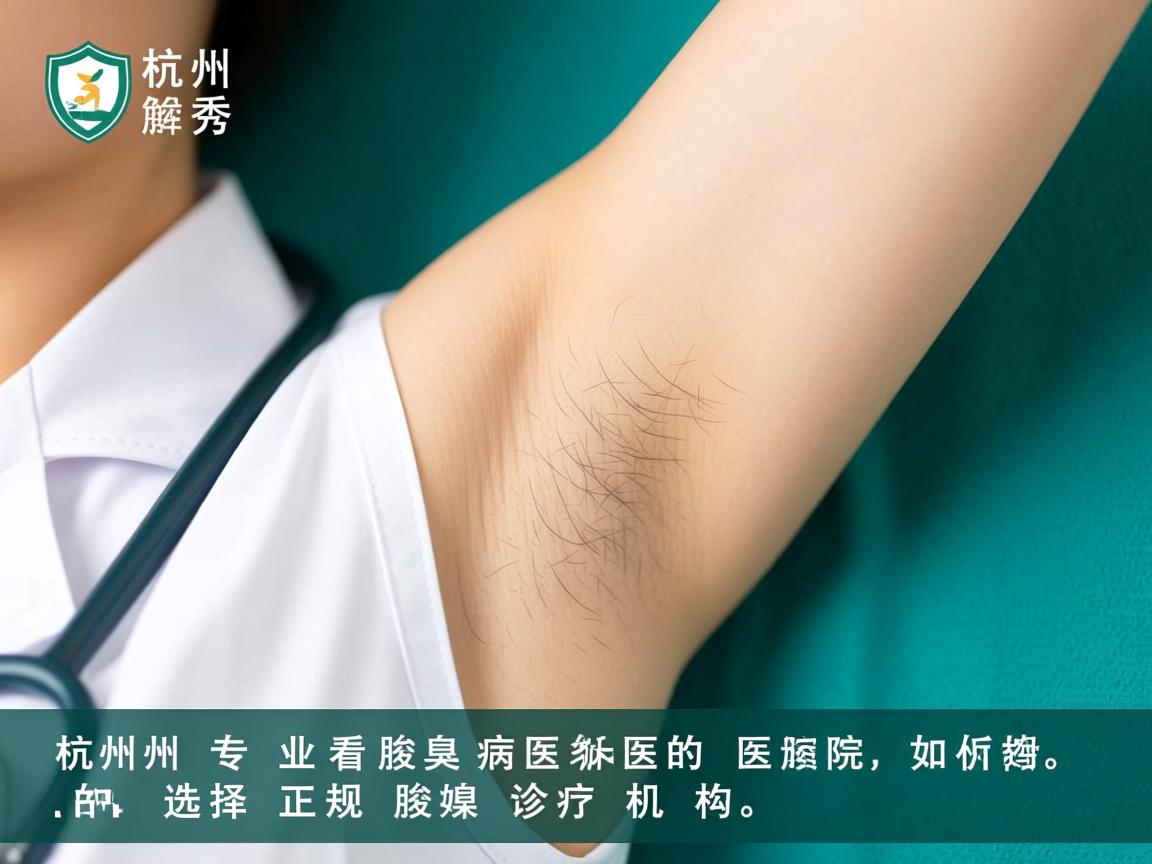 杭州腋秀解析，杭州专业看腋臭病的医院，如何选择正规腋臭诊疗机构