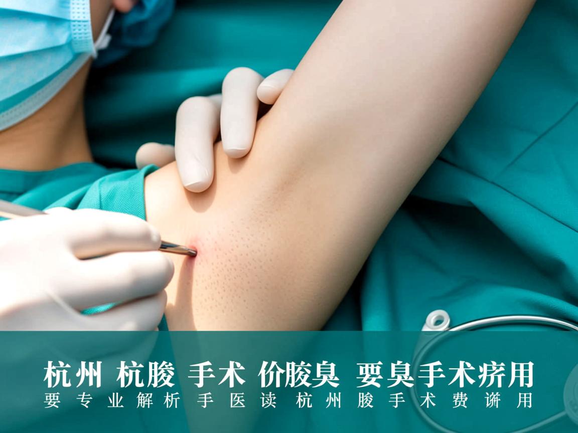 杭州腋臭手术价格解析，专业解读杭州腋臭手术费用