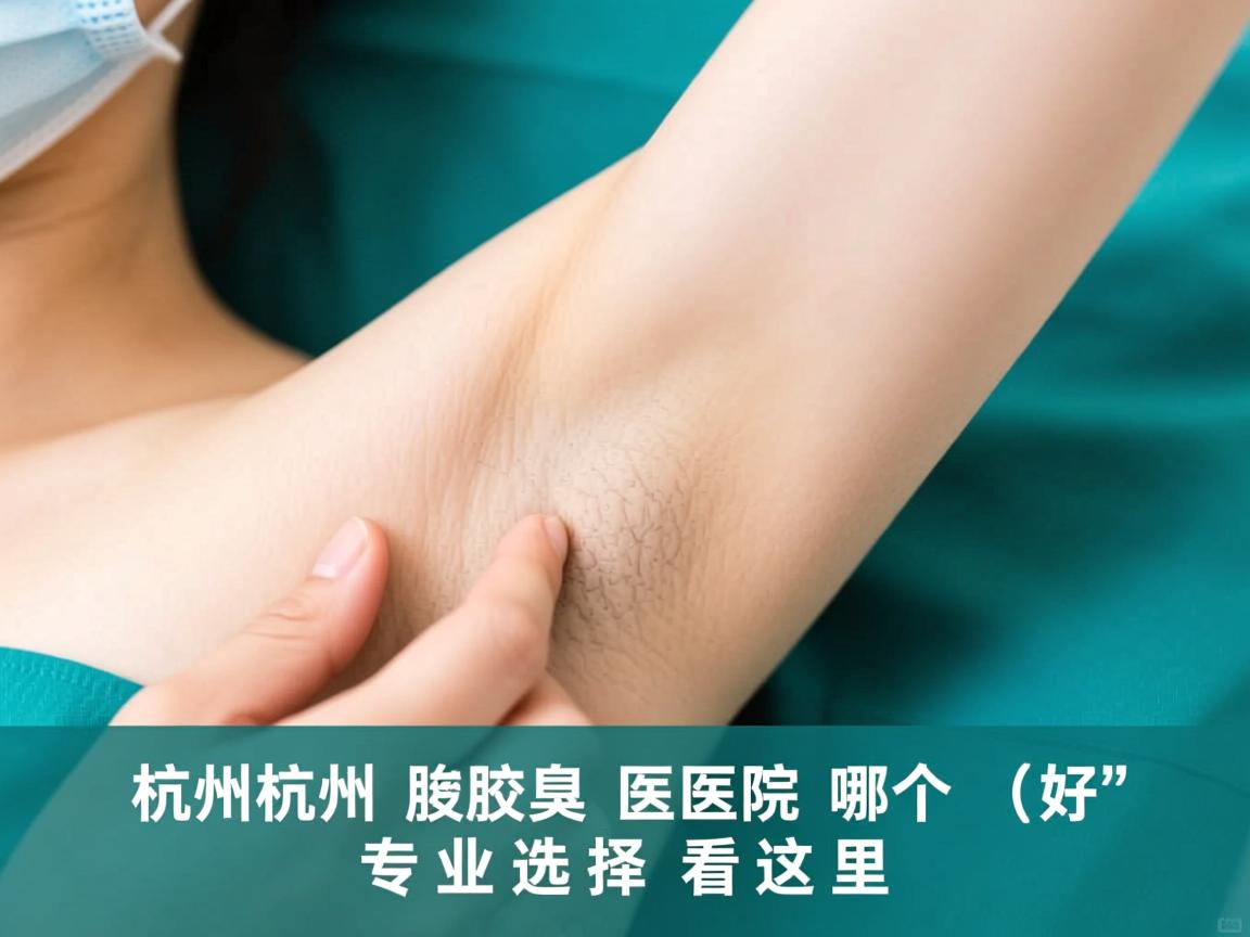 杭州腋秀解析，杭州腋臭医院哪个好，专业选择看这里